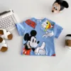 Summer Cool Short Sleeves Lion King Simba Trendy Cartoon Top Boys With Round Neck And Short Sleeves Children's Clothing 4