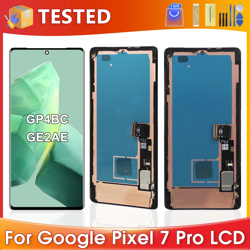 6.7 ''Per Google Pixel 7 Pro Per Amoled Google Pixel 7 Pro Gp4Bc Ge2Ae Display Lcd Touch Screen Digitizer Assembly Sostituzione