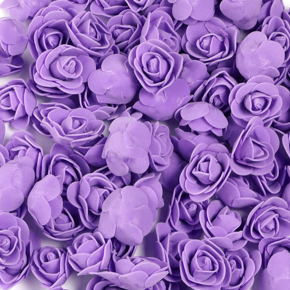 50 stücke PE Schaum Rose Kopf 3,5-4,5 cm Künstliche Blume Für DIY Hochzeit Geburtstag Party Rose Bär Valentinstag geschenke Girlande Dekor – Detail 15