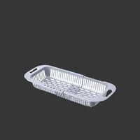 Organisateur de cuisine porte-éponge à savon support d'évier égouttoir télescopique panier de vidange de légumes réglable organisateur de cuisine Gadgets 2