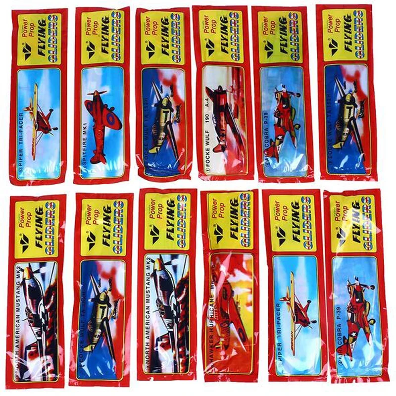 12PCS DIY 손 던지기 비행 글라이더 비행기 어린이 야외 게임 Avion Polystyrene Planeur Juguetes Divertidos Y Baratos