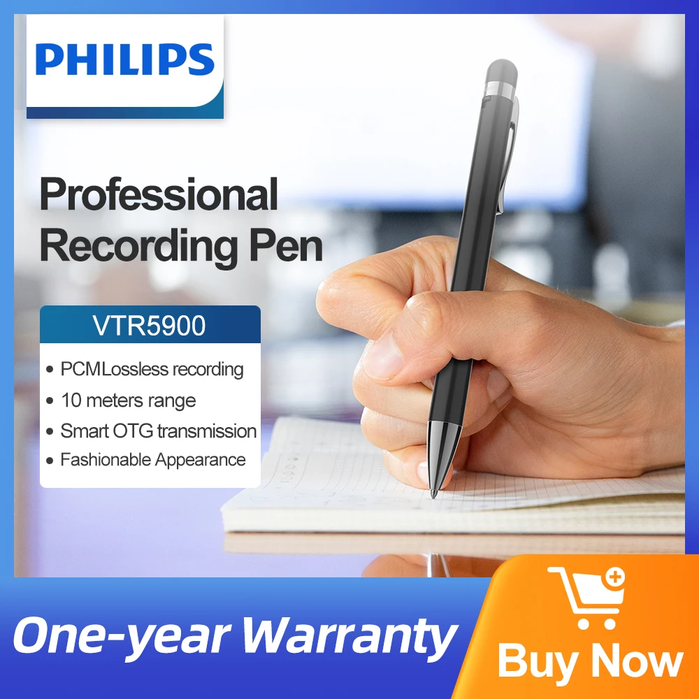 Philips Pen Voice Recorder Professional Sound Recorder Intelligent