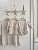 2024 Autumn New Baby Long Sleeve Striped T Shirts Cotton Tops Infant Boy Girl Casual Tee Fashion Simple Toddler Bottoming Shirt 2