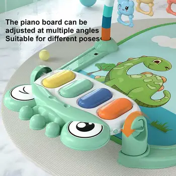 Baby Play Mats Funny Play Piano Tummy Times Toy Jungle Musical Play Mats Early Education Toys For 0 To 3 6 9 12 Months Baby 5