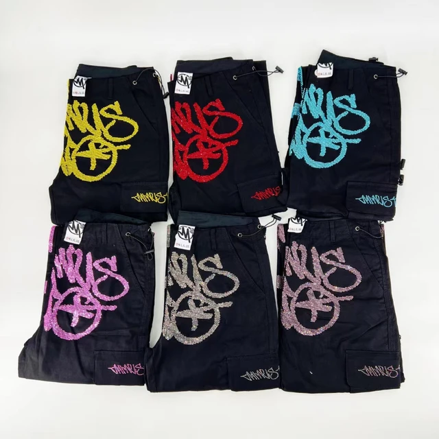 Calça Streetwear Y2k Masculino Hip Hop