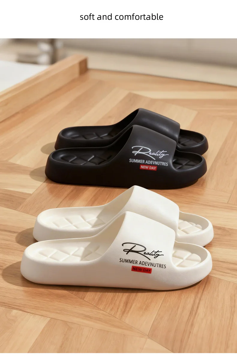 إيفا الصيف المضادة للانزلاق مقاومة للرائحة داخلي في الهواء الطلق الحمام النعال العصرية المنزل الراحة الأحذية