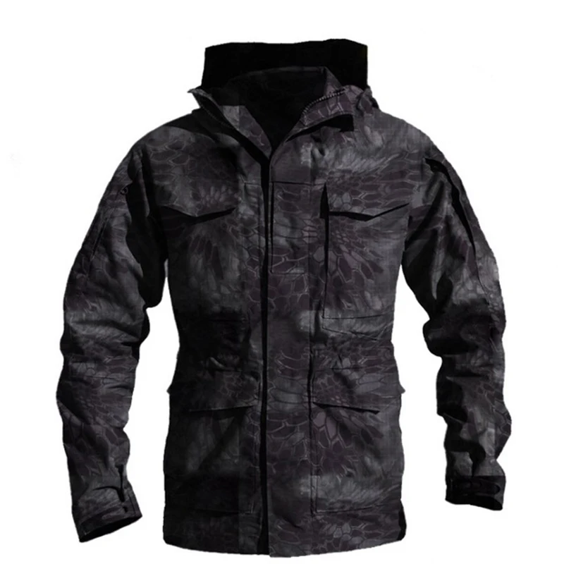 【markaware】m65 field jacket black size3 Surplus Army Paratrooper Mens Winter Field Jacket Military