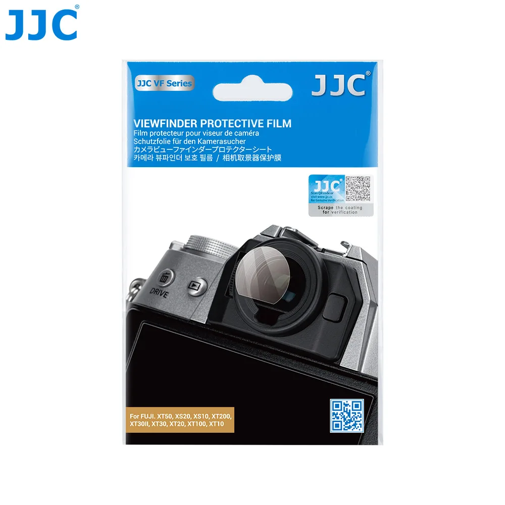 JJC 뷰파인더 스크린 보호필름 후지필름 후지 XT50 X-T50 XS20 X-S20 XS10 X-S10 X-T30 III II X-T30 II XT200 XT100 XT20 XT10용