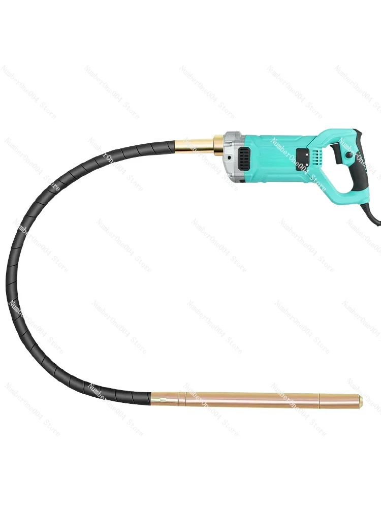 Vibratore Per Calcestruzzo Elettrico 1300W – Ago 35 Mm, 4300 Giri/min Per Rimuovere Bolle E Compatttare