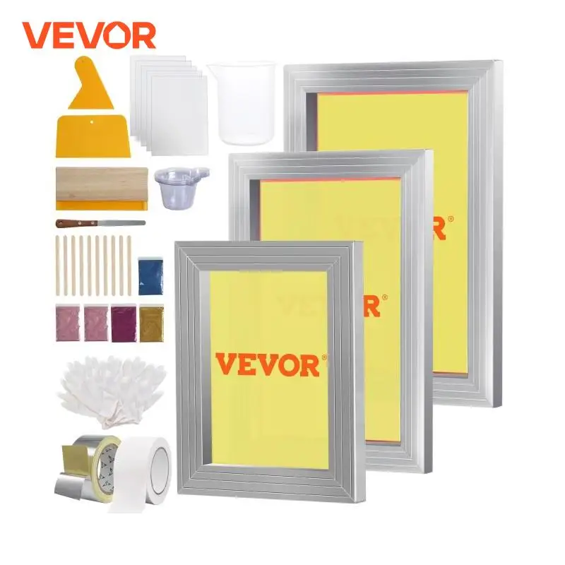 Complete Aluminum Silk Screen Printing Kit