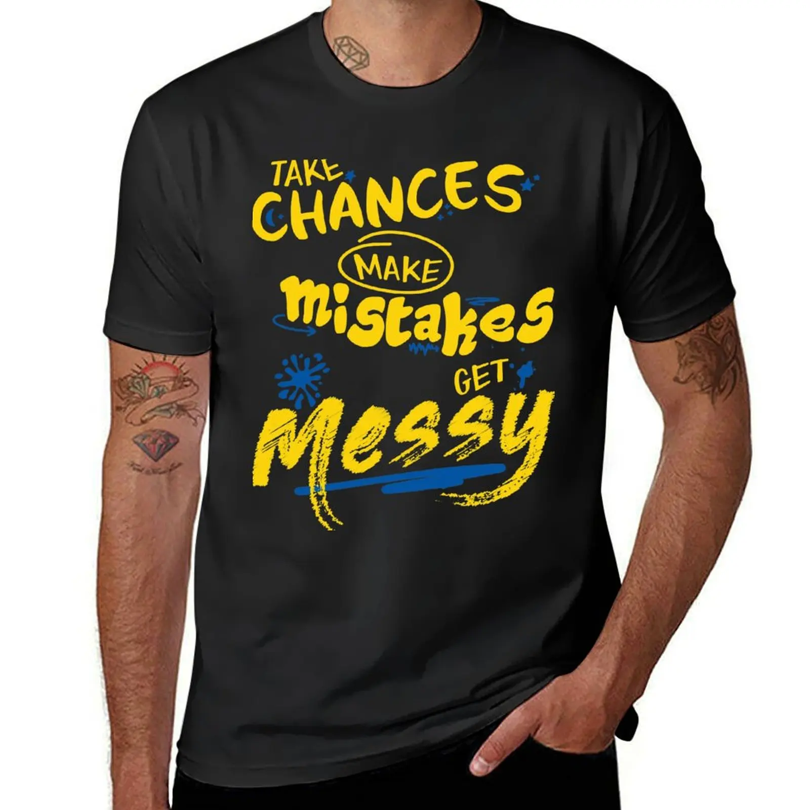 Take Chances, Make Mistakes T-Shirt korean fashion summer clothes Men's t-shirts