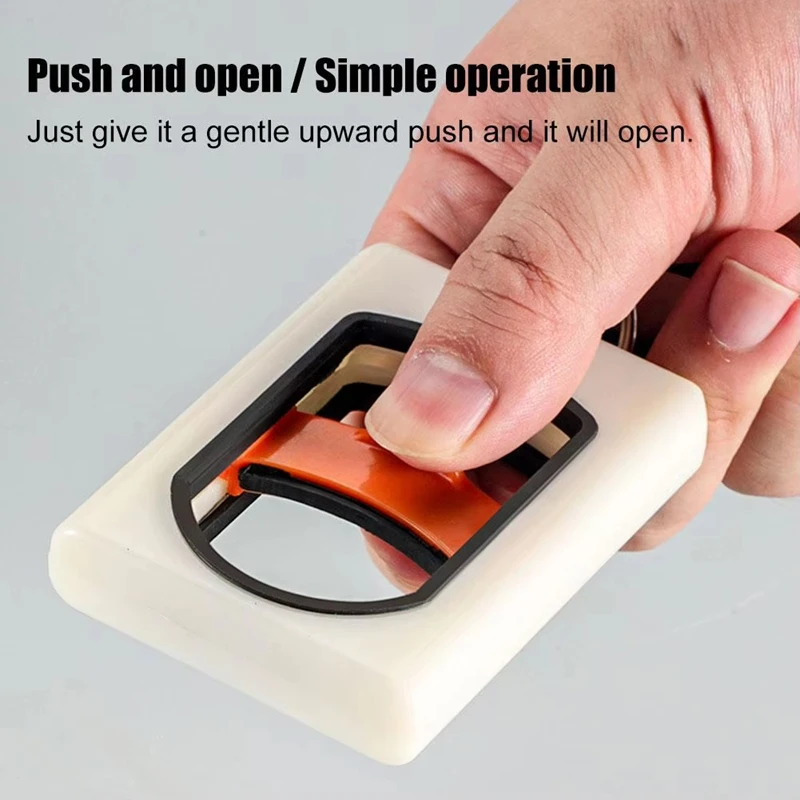 Fluorescent Portable Reusable Cable Tie Organizer & Storage Tool