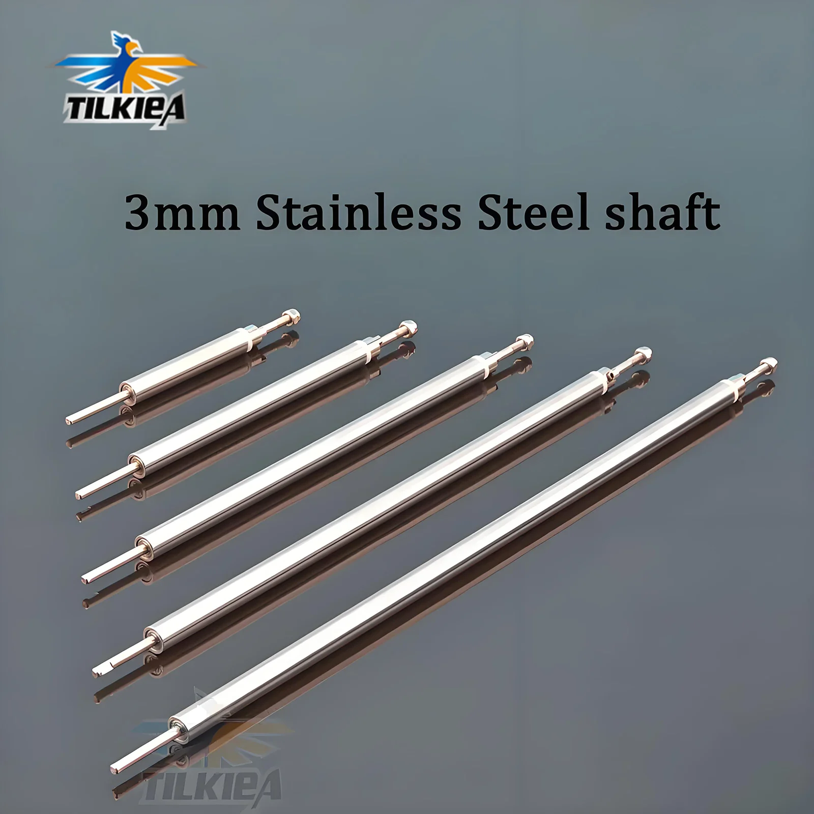 Arbre de bateau RC 3mm acier inox 304 10-30cm