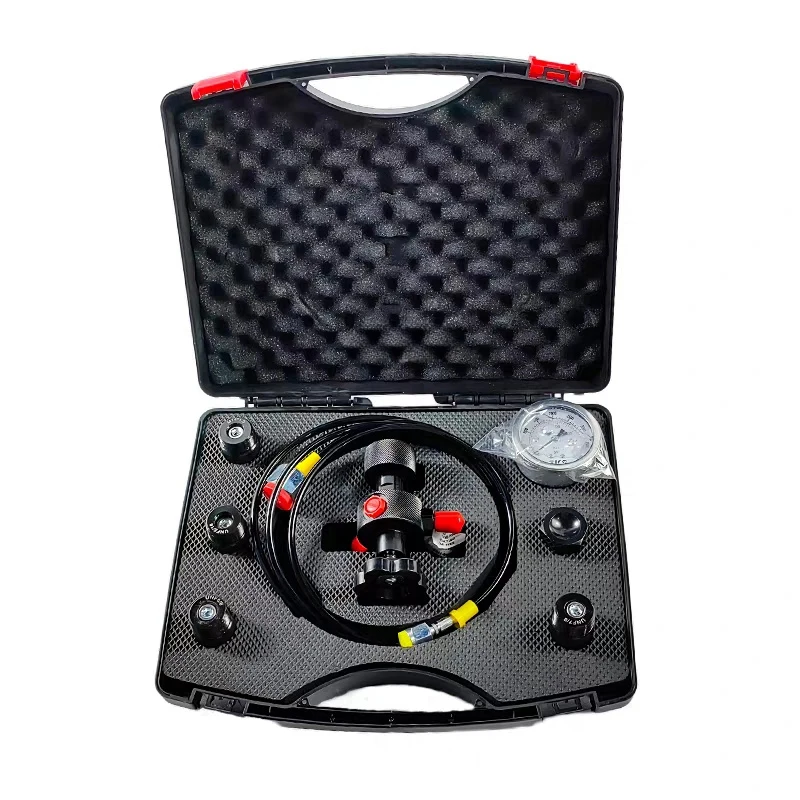 Acumulador 5 en 1, herramienta inflable multifunción, herramienta de carga de nitrógeno, bomba, dispositivo de nitrógeno para coche, juego de calibre hidráulico portátil