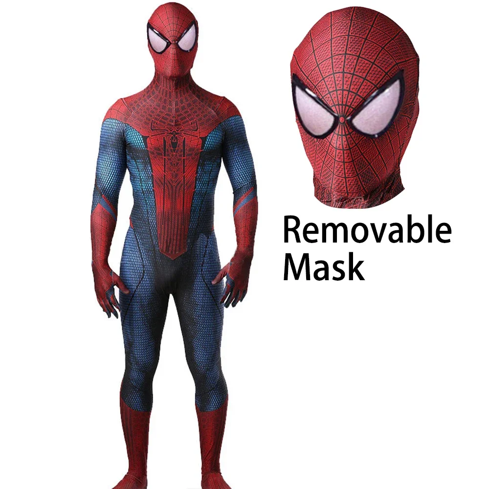 スパイダーマンコスプレ衣装,新しいバージョン,3Dプリント