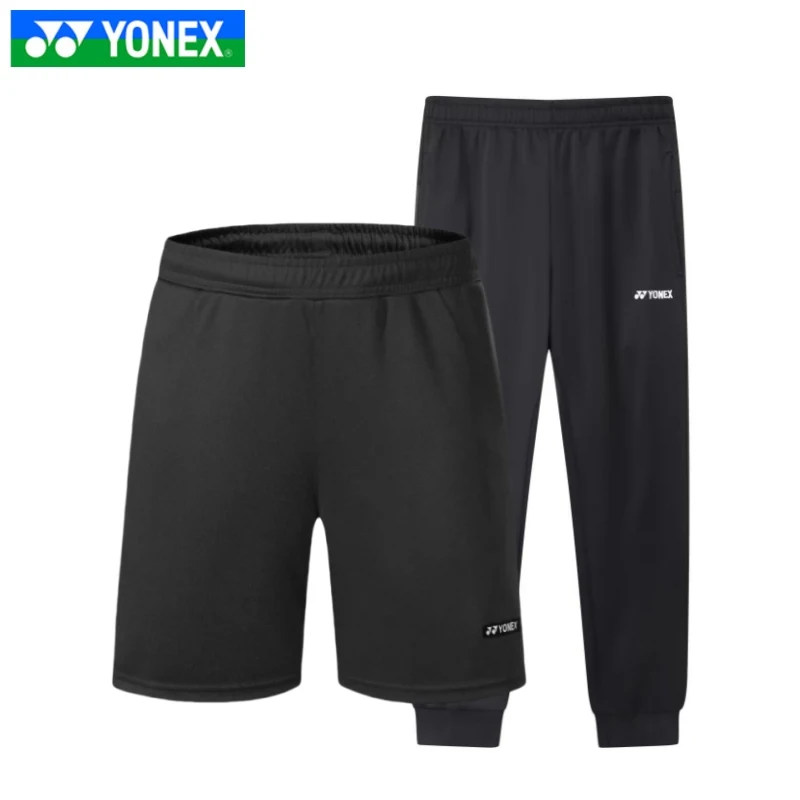 Yonex Breathable Quick Drying Men's Badminton Shorts Casual Sports Pants Fashion Sports Pants Gym Jogging Street Vacation