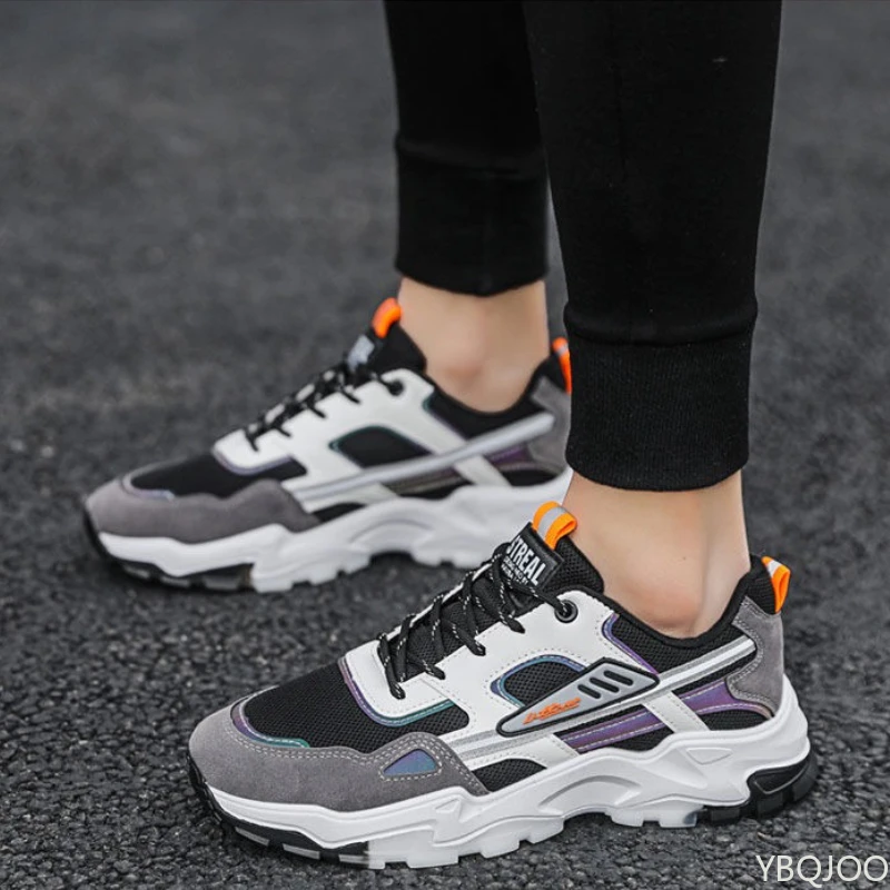 2025 Large Size Autumn Fashion New Item Breathable Casual Comfortable Men's Shoes Versatile Lightweight Flat Sports Men's Shoes 2