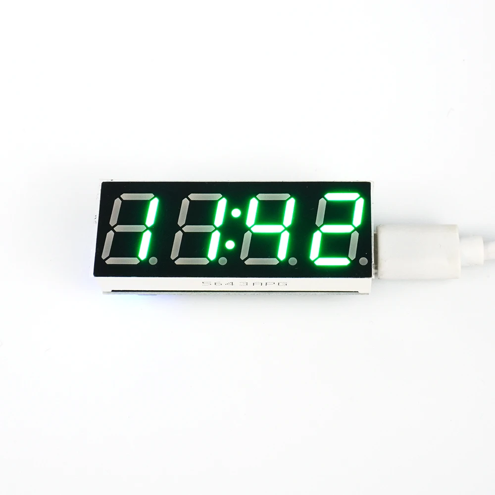 WiFi LED Luminous Digital Display Smart Clock with Automatic Time Synchronization