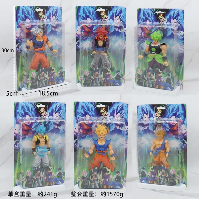 Dragon Ball Super Figures Bandai 8cm  Dragon Ball Figures Super Saiyan 4 -  6 Pcs/lot - Aliexpress