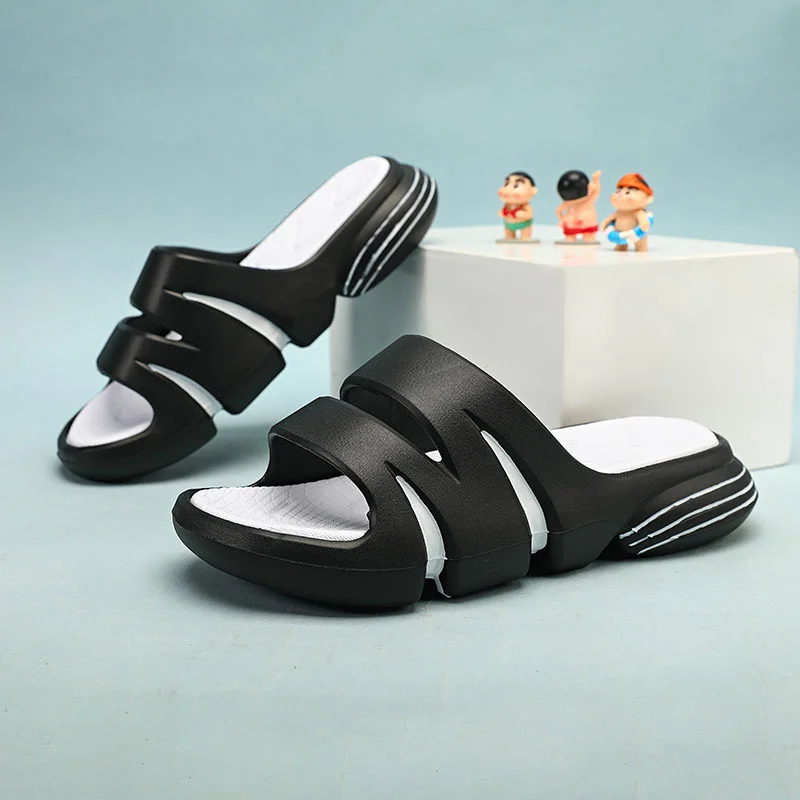 Pantofole antiscivolo da uomo Pantofole antiscivolo per interni ed esterni, comode con cursori in morbida schiuma con suola spessa_voghion.com