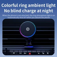 Ice Cooling Magnetic Wireless Car Charger Fast Charging Station for iPhone15 14 13 12 Pro Max 15W Magnet Car Phone Holder Stand - Image 5