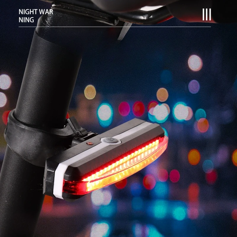 Description Picture 4 of itemBike Headlight Tail Light USB-C Rechargeable LED Bicycle Lights Set Front Back Night Riding Cycling Safety