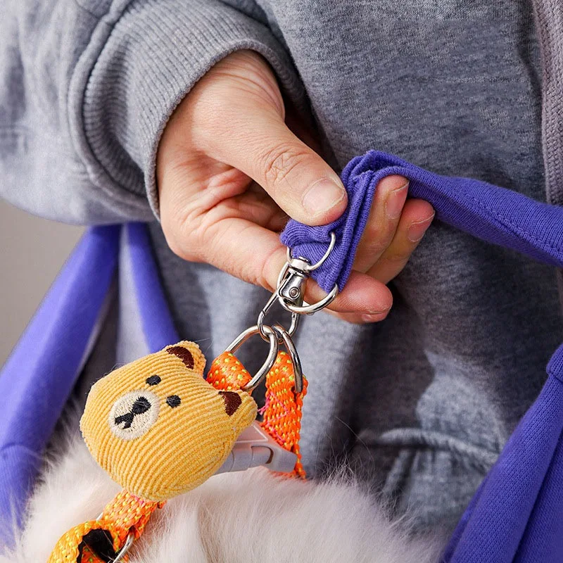 Cat Carrier Bag Pet Puppy Out Crossbody Shoulder Bag Outdoor Travel Portable Cat Puppy Sling For Small Dog Pet Supplies
