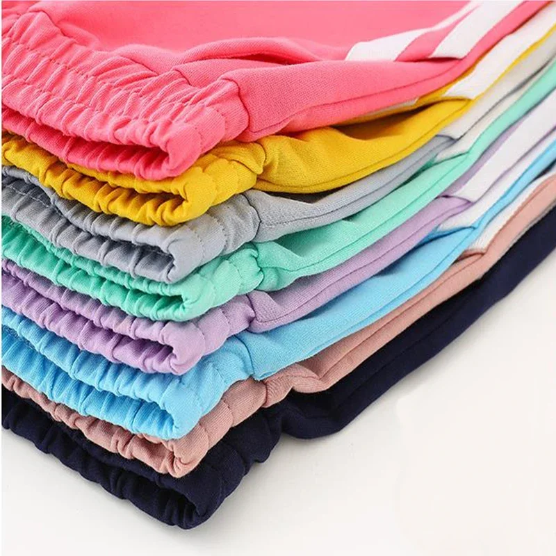 Children Boys Girls Cotton Shorts Summer Sports Pants