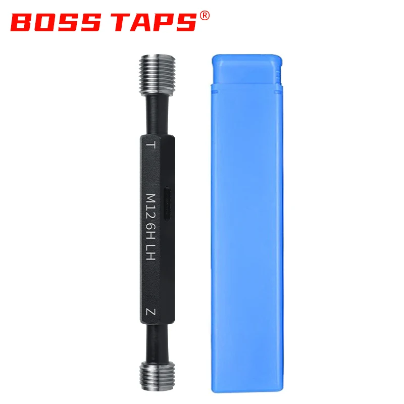 BOSS TAP 1개 6H M27 LH-M34 LH 스틸 나사 게이지 미터법 미세 좌측 나사 플러그 게이지 X0.5/0.75/1.0/1.25/1.5/2.0/3.0/3.5