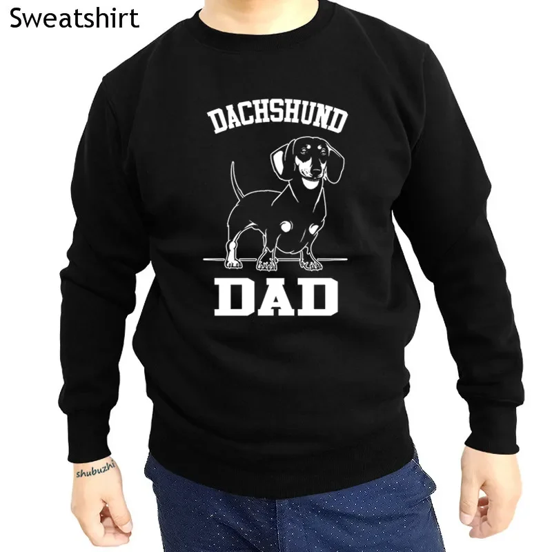 Dachshund Dad shubuzhi men o-neck sweatshirt fashion brand casual hoodies cotton hip-hop print hoody big size