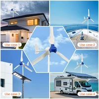 Générateur éolien 2000W 12V 24V 48V, énergie libre, dynamo magnétique, forte puissance, sortie onduleur 220V pour la maison 6