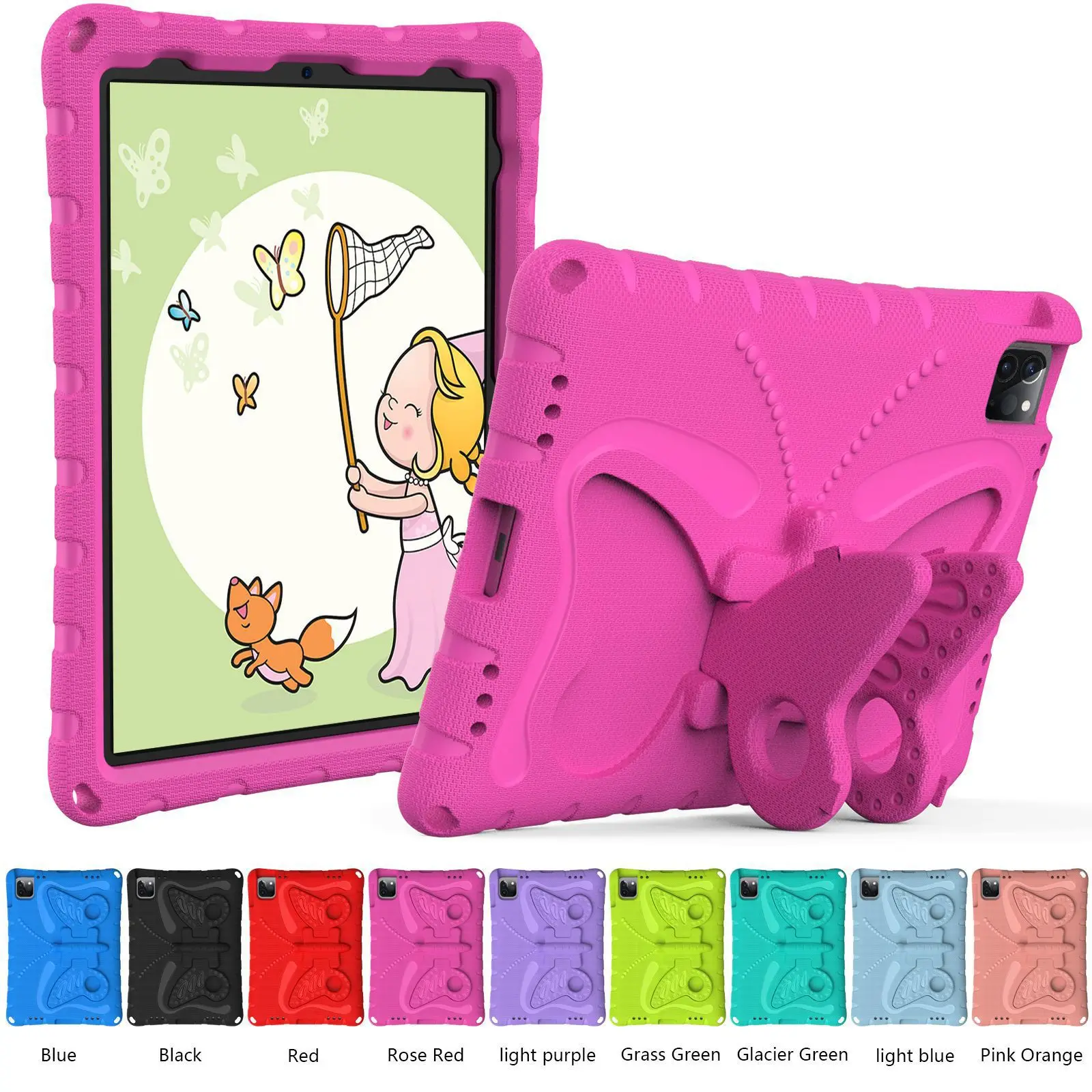 Shockproof EVA Kids iPad Case with Stand - Durable Protective Cover