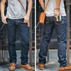 Red Tornado 16oz Slim Fit Jeans Rinsed Pink Selvedge Denim Straight Leg Pants 2
