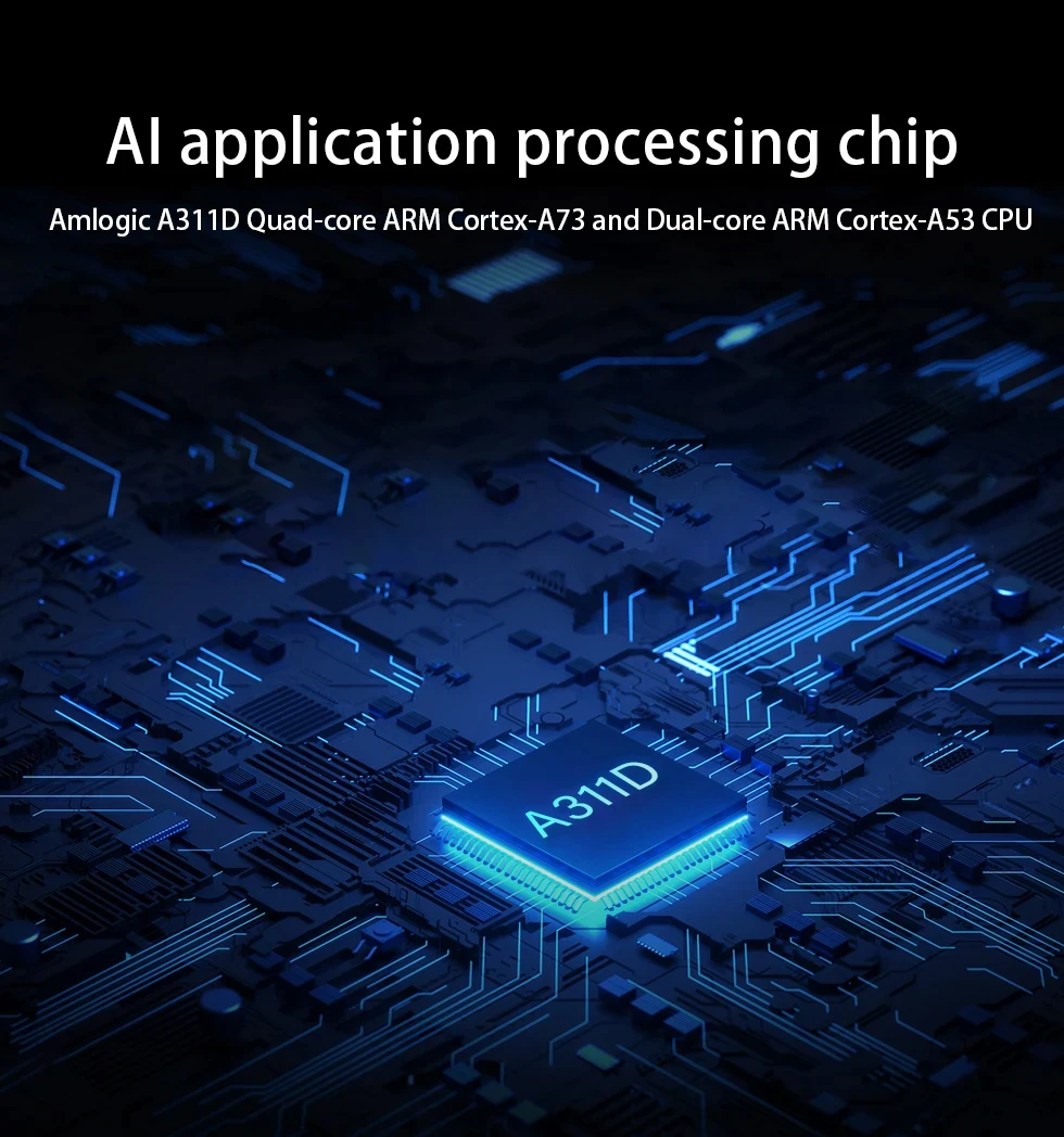 Banana Pi BPI-CM4 Amlogic A311D Quad Core ARM Cortex-A73 4G LPDDR4 16G eMMC Mini