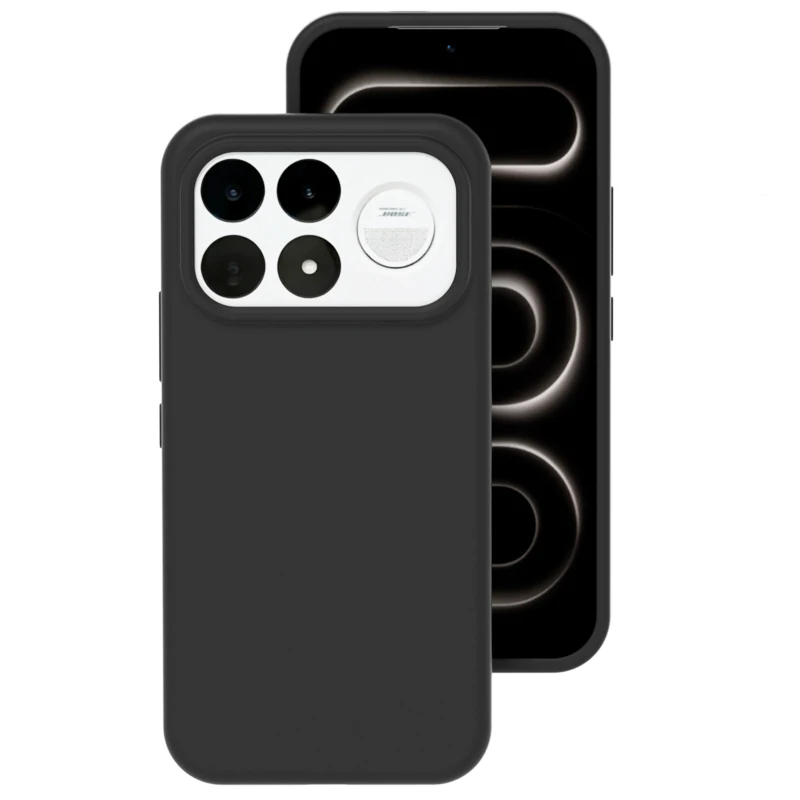 Candy Color Soft Liquid Silicone Drop-proof Phone Case with Skin Feel Finish