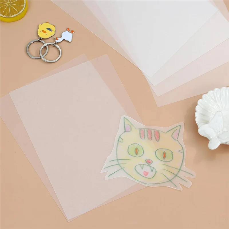 【플래시 딜】수축 플라스틱 시트 샌딩 수축 종이 수축 필름 시트 크리 에이 티브 공예 DIY 키 체인, 보석용