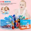 Soft Baby Crinkle Book Set, Bath Books,Nontoxic Fabric Soft Cloth Books For Babies,Early Education Toys 1