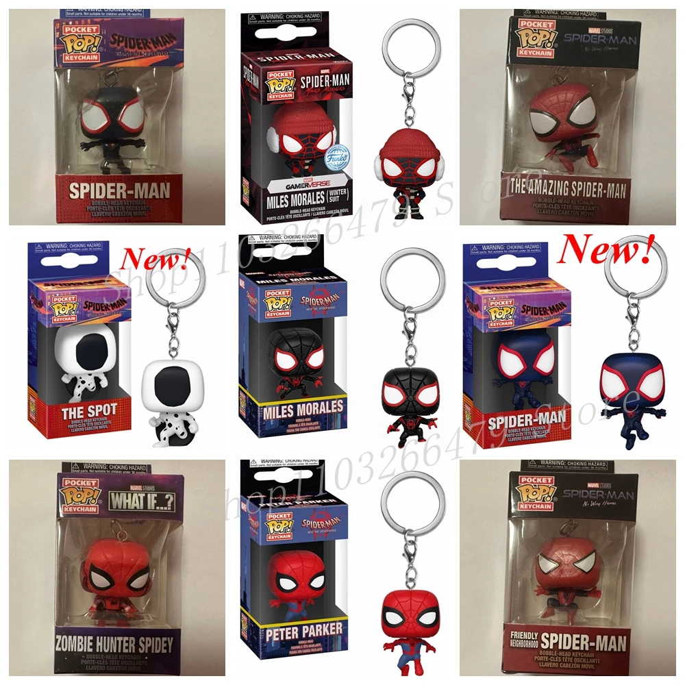 Funko Pop! Portachiavi: Miles Morales In Versione Winter - Minifigura In Vinile Da Collezione