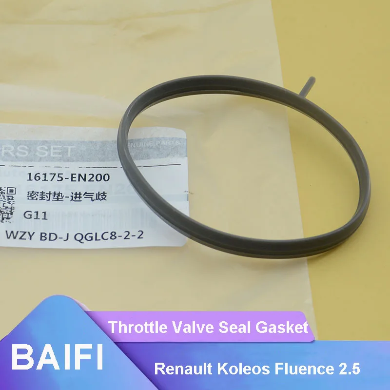 Intake Manifold Throttle Valve Seal Gasket 16175JG35A 16175-EN200 For Renault Koleos Fluence 2.5