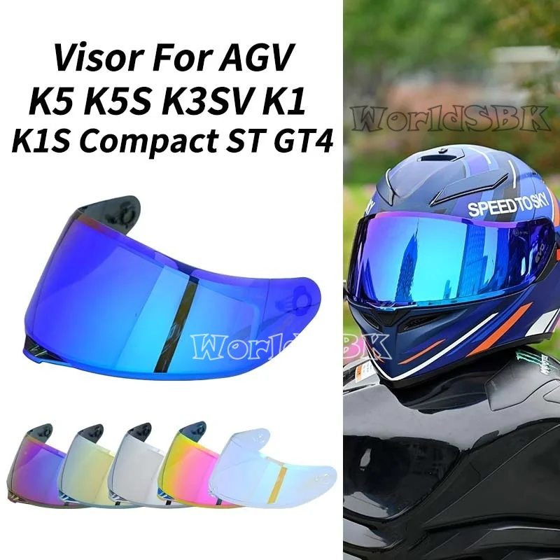 Helmet Lens for AGV K5 K5S K3SV K1 K1S Compact ST Motorcycle Helmet Visor Windshield Shield Motorbike Accessories Glasses Casco