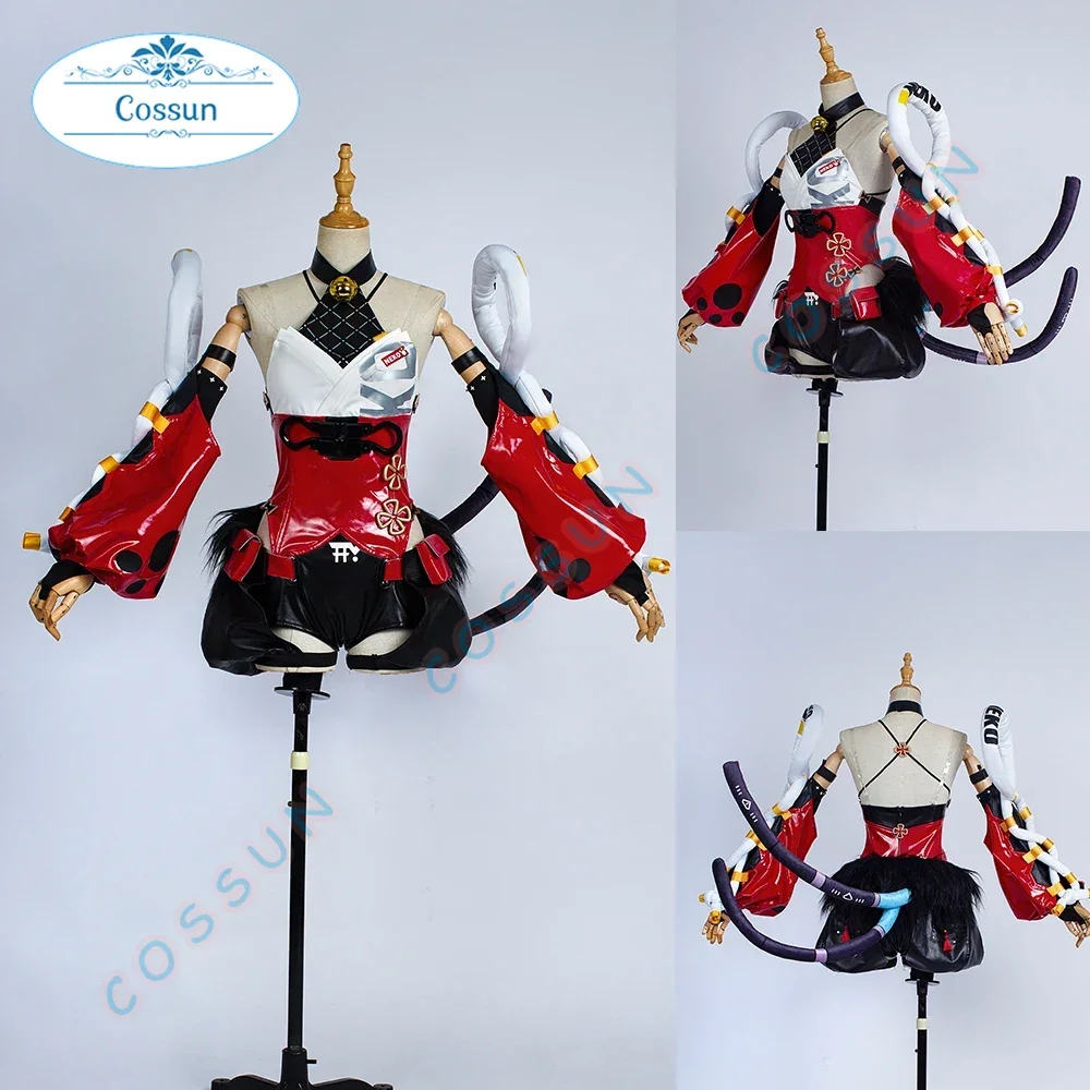 

Game Zenless Zone Zero Nekomata Cosplay Costume Halloween Outfits Women Anime Clothing Lovely Jumpsuit