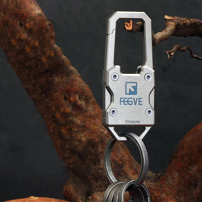 High End Titanium Key Chain Men Multifunction Waist Hanging CAr