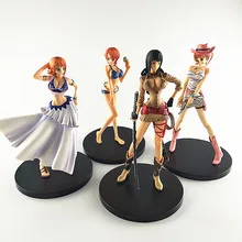 

Original One Piece Figure DX Nami Nico Robin Tabletop Decoration Ornament Accessories Children Present