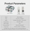 220V/110V Electric Heating Blanket Automatic Thermostat Double Body Warmer Room Bed Mattress Electric Heated Carpets Mat Heater 6