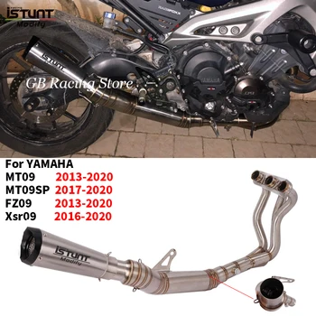 Slip On For Yamaha FZ09 MT09 MT-09 FZ-09 Tracer 900 2013 To 2020 Motorcycle Full System Escape Moto 60MM Titanium alloy Muffler