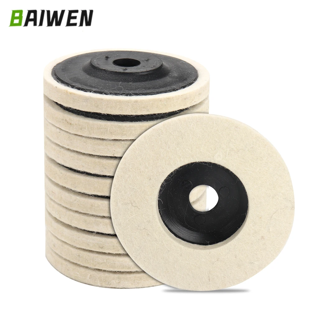 125mmWoolFeltPolishingGrindingWheelPadAngleGrinderBuffing