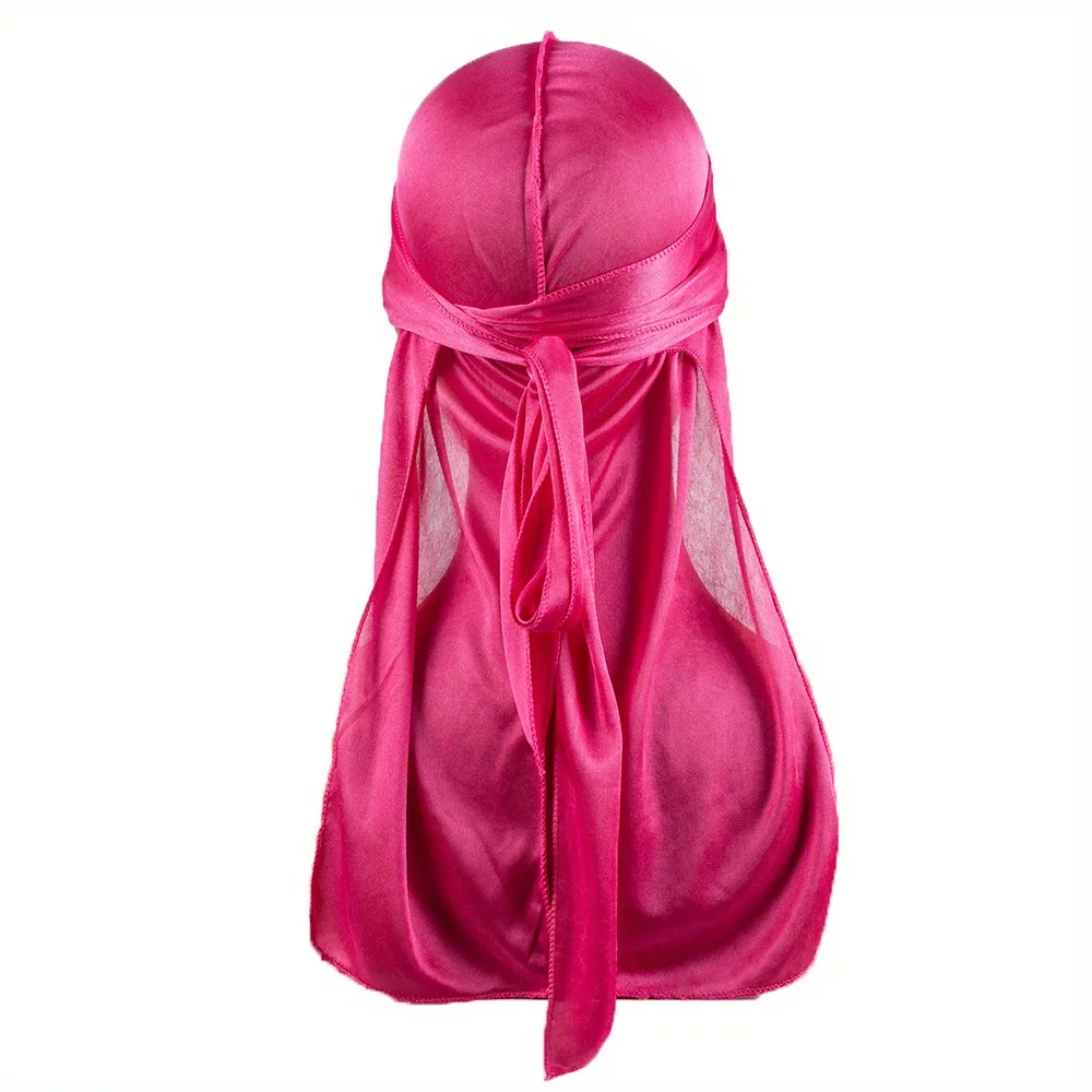 2 pezzi Durags in raso setoso per uomo Designer Berretti a