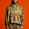 New Streetwear Zipper Hoodie Two Piece Set Hip Hop Rock Camouflage Masonry Loose Hoodie Mens Womens Harajuku Retro Sports Pants 1