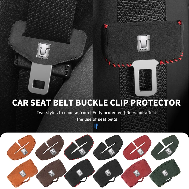 5Pcs Car Seat Belt Buckle Protector Clip Copertura Anti-Collisione Per Serbatoio Per Great Wall Gwm Wey 2021 Tank Nuovo 300 500
