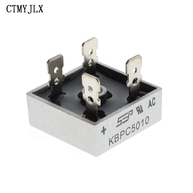 5pcs KBPC5010 Diode bridge 50A 1000V Diode Bridges Rectifier KBPC 5010 Power Rectifier DIY Electronic Componentes KBPC5010